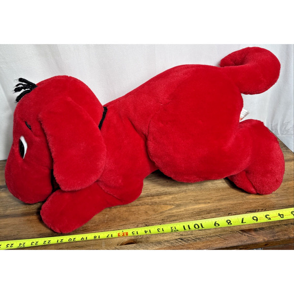 Clifford Red Dog Plush Scholastic Jumbo Large 25" Stuffed Animal Storybook GUC - Picture 4 of 9